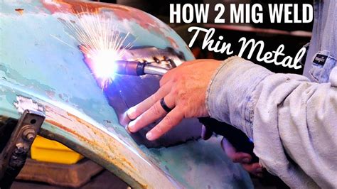 welding thin metal with mig